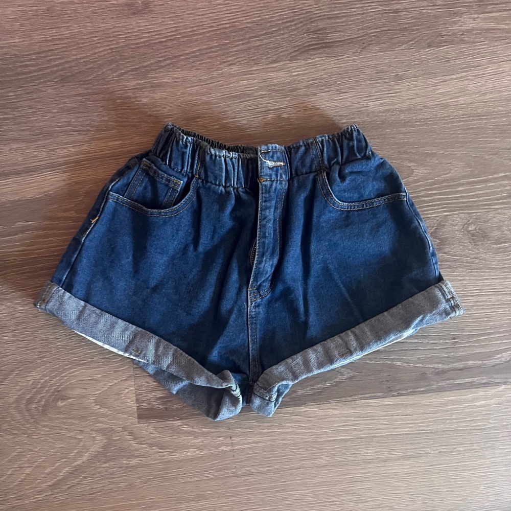 Blue Denim Jean Shorts